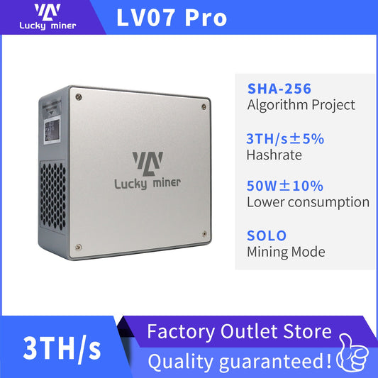 New Product Launch: LuckyMiner LV07 Pro and LG07 Pro Debut, Redefining Home Solo Mining!